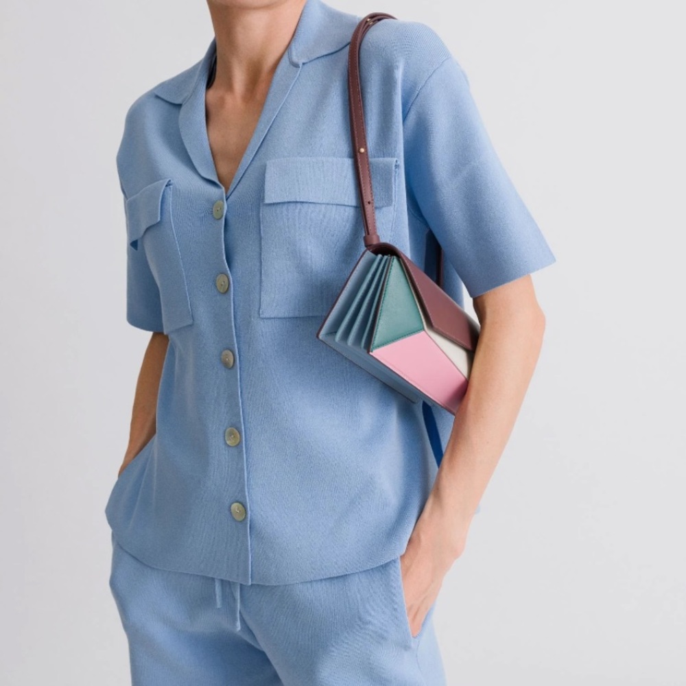 Blue Zara Button Down Shirt